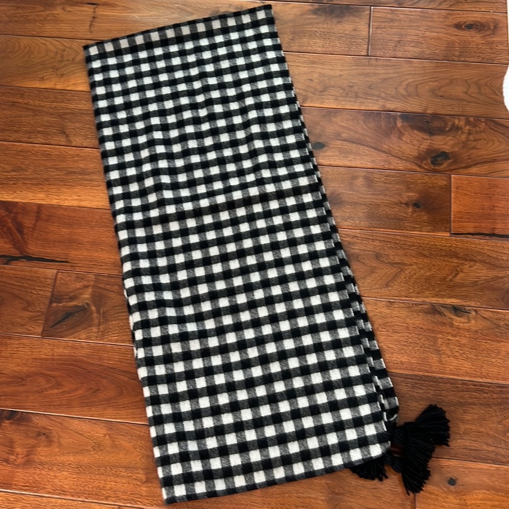 J Crew Gingham Wrap with Armholes